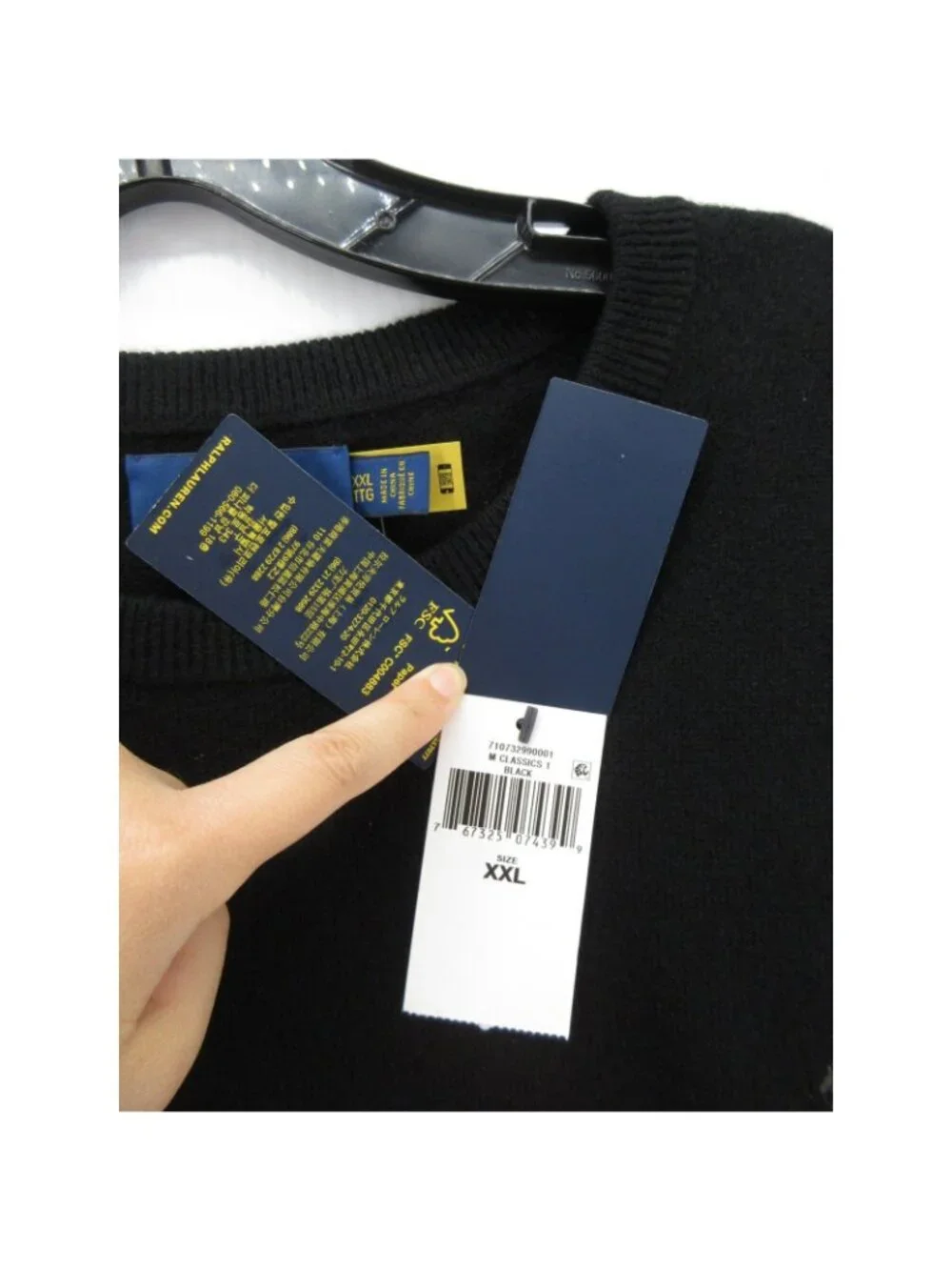 Polo Ralph Lauren Sweater XXL Washable Cashmere Pony Pullover Crewneck